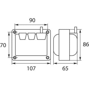 Zündtrafo COFI 812C Schraubanschluss – Bild 2
