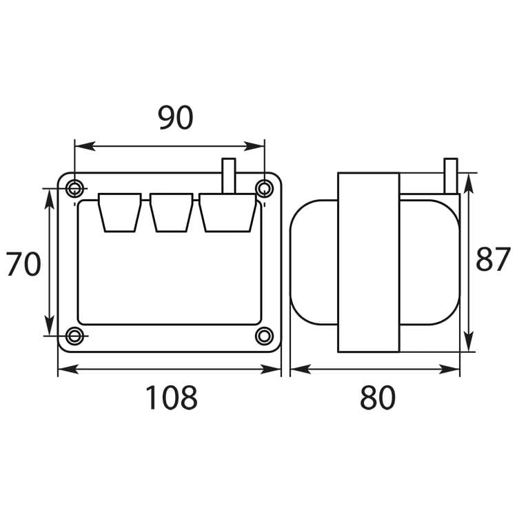 Zündtrafo COFI TRG 1020C Steckanschluss 4 – Bild 3