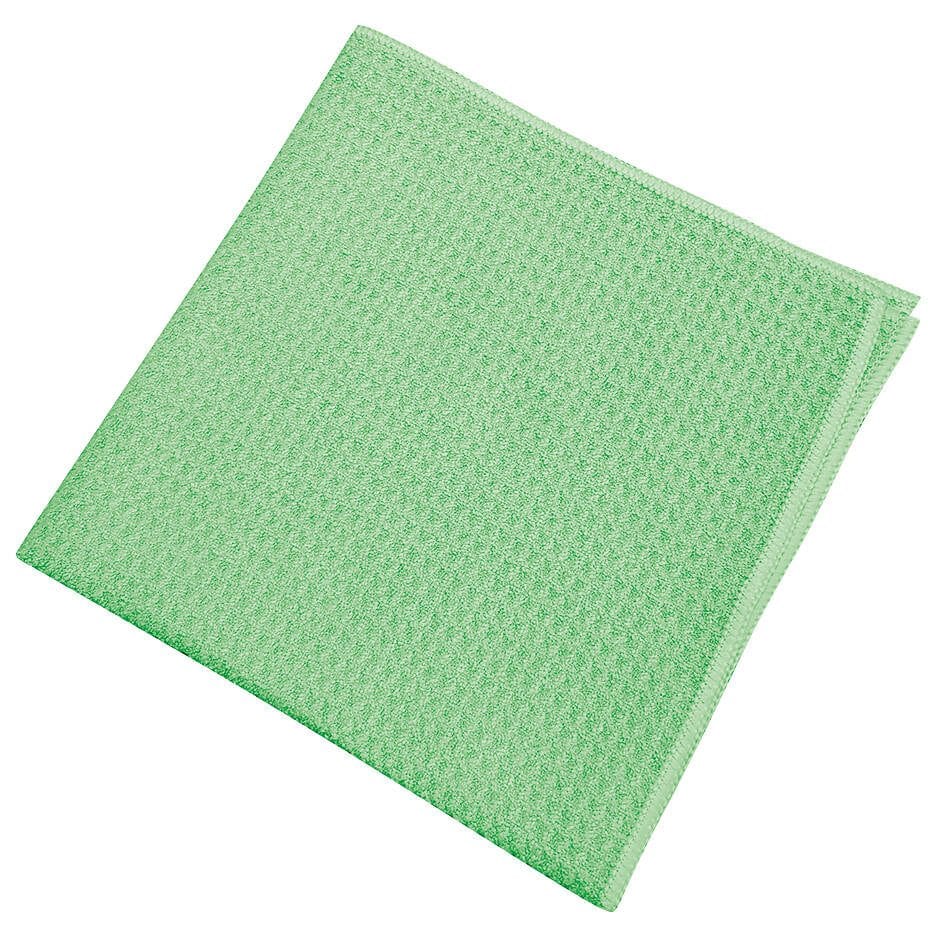 Waffeltuch Mikrofaser grün (10 Stk.)