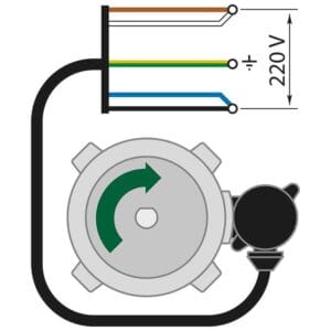 Brennermotor 110 W 230V 50Hz F – Bild 3
