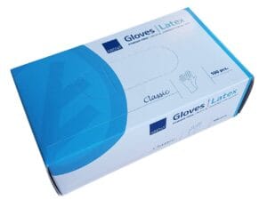 Einweg-Gummihandschuhe Latex, L (100 Stk.) – Bild 2