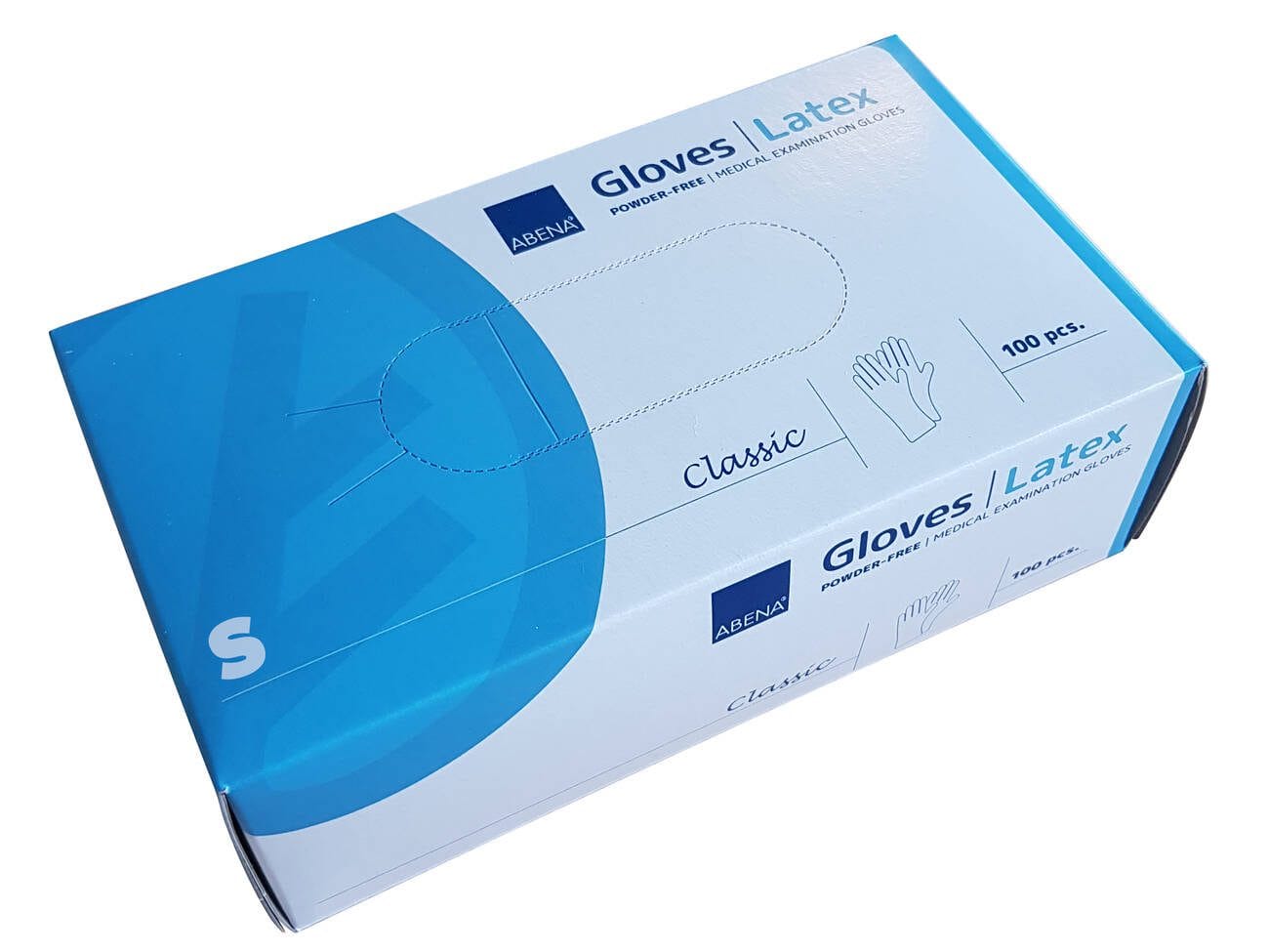 Einweg-Gummihandschuhe Latex, S (100 Stk.)
