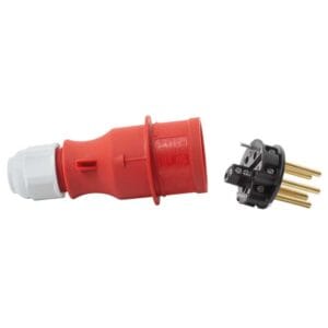 CEE-Stecker 203-TLS 16A 400V 3PNE IP44 – Bild 3