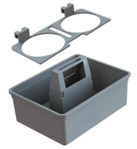 Flaschenhalter für Aufbewahrungsfach – Bild 2