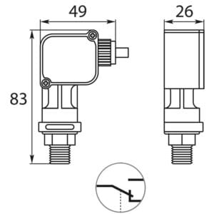 Druckschalter PR5 1/4AG 15-280 Bar (BL) – Bild 2