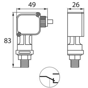 Druckschalter PR5 1/4AG 40-280 Bar (SW) – Bild 2