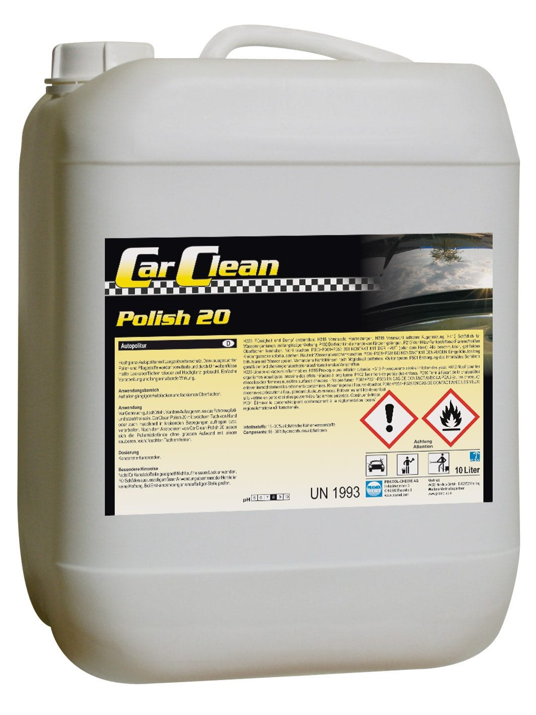 CarClean Polish 20 10 l - Autopolitur Hochglanz mit Langzeitschutz
