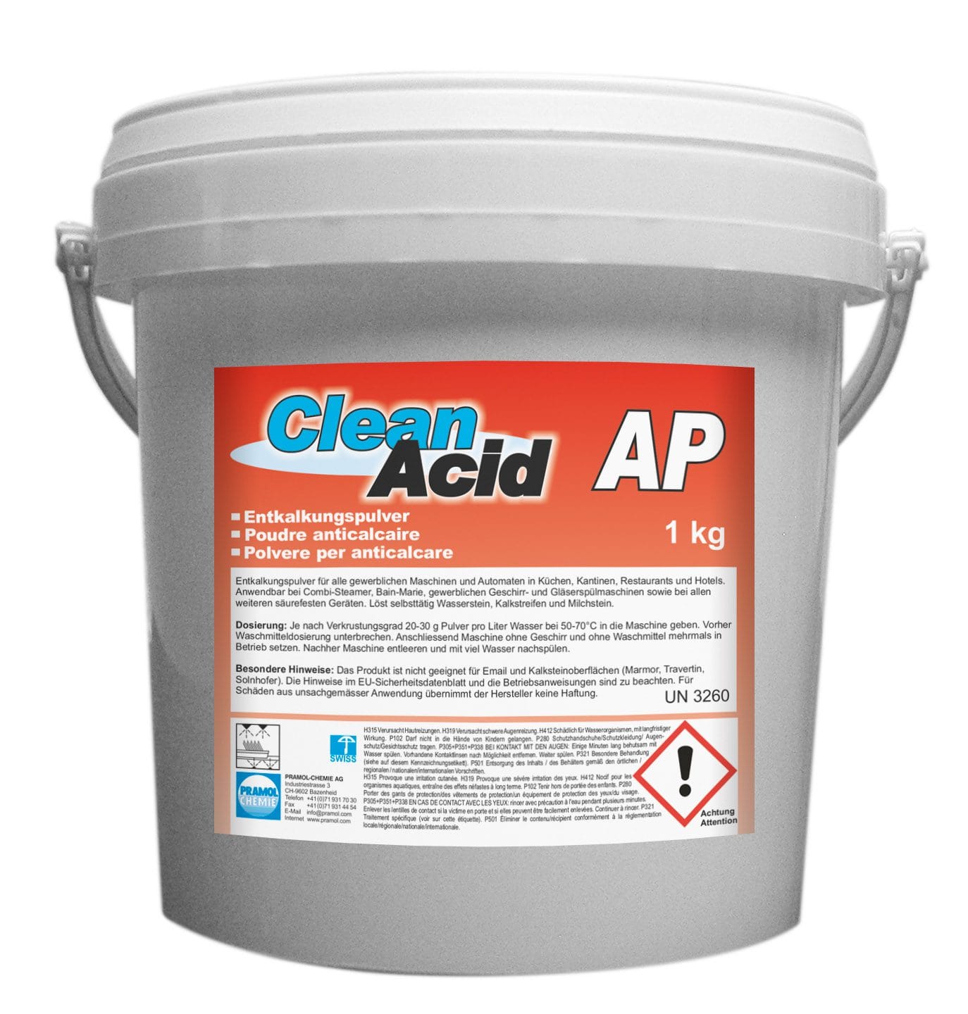 CleanAcid AP 10 kg - Entkalkungspulver für Geschirrspüler