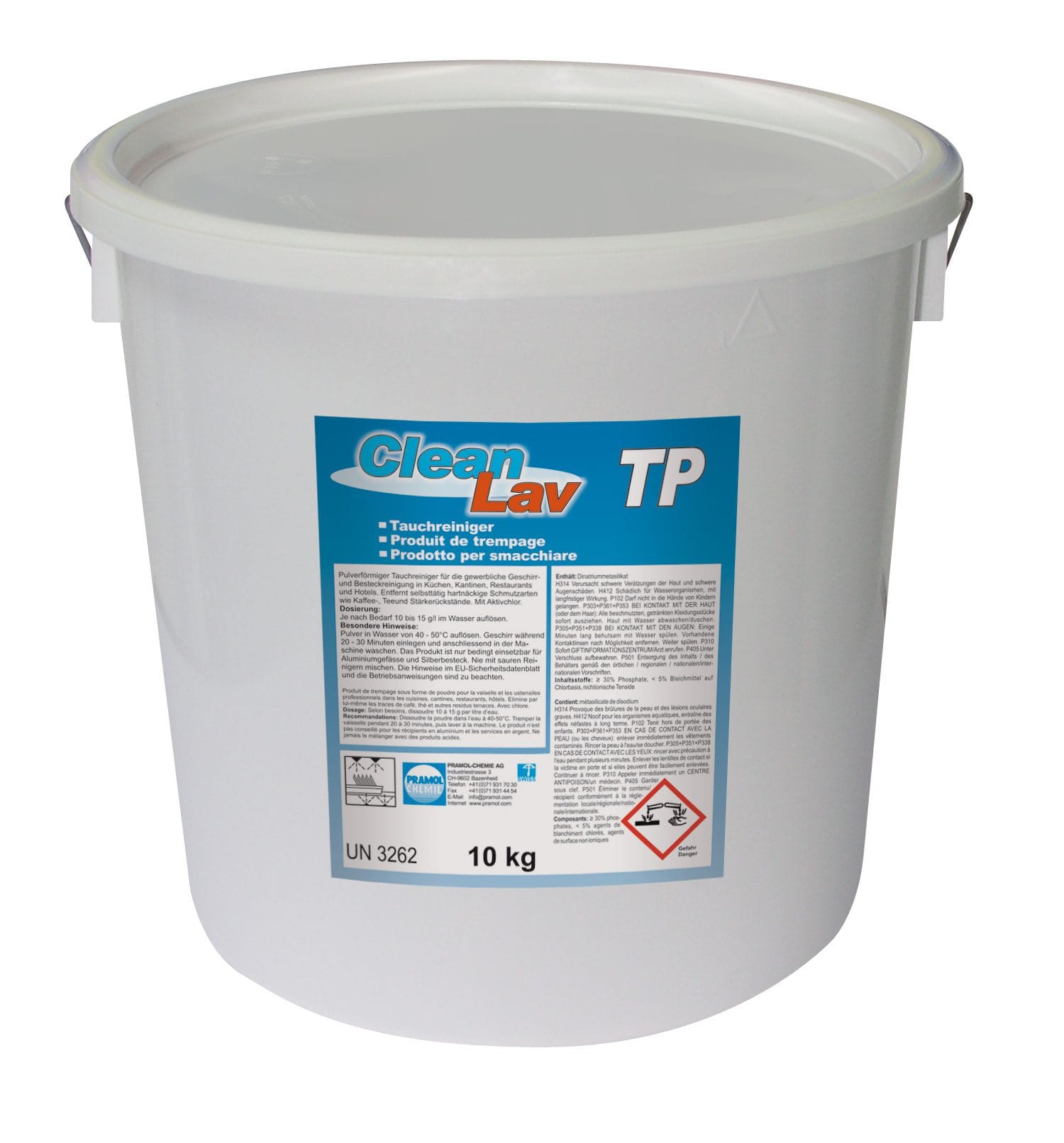 CleanLav P 10 kg - Geschirrreinigungspulver mit Chlor