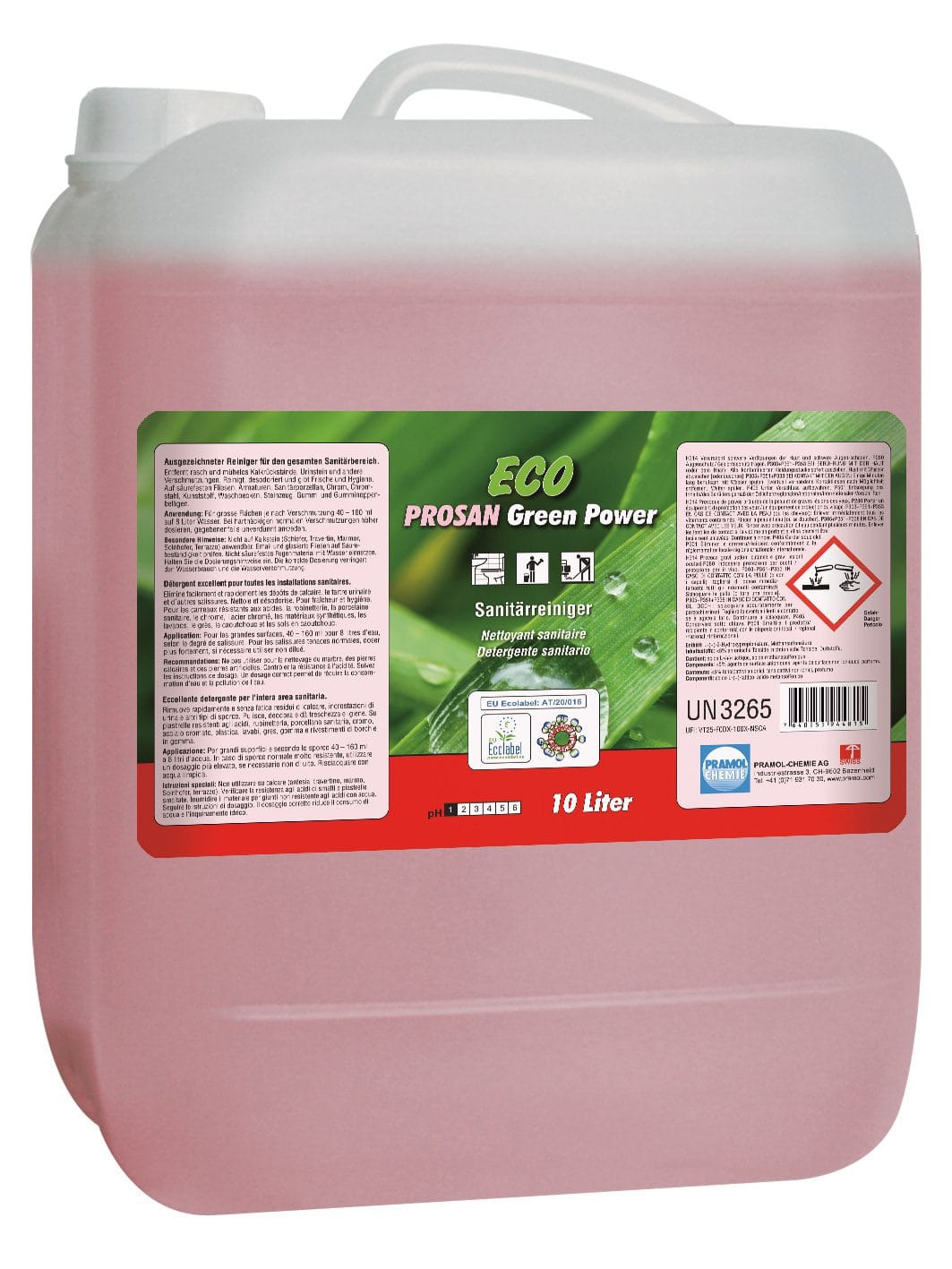 PROSAN Green Power 10 l - Öko Sanitärreiniger gegen Kalk
