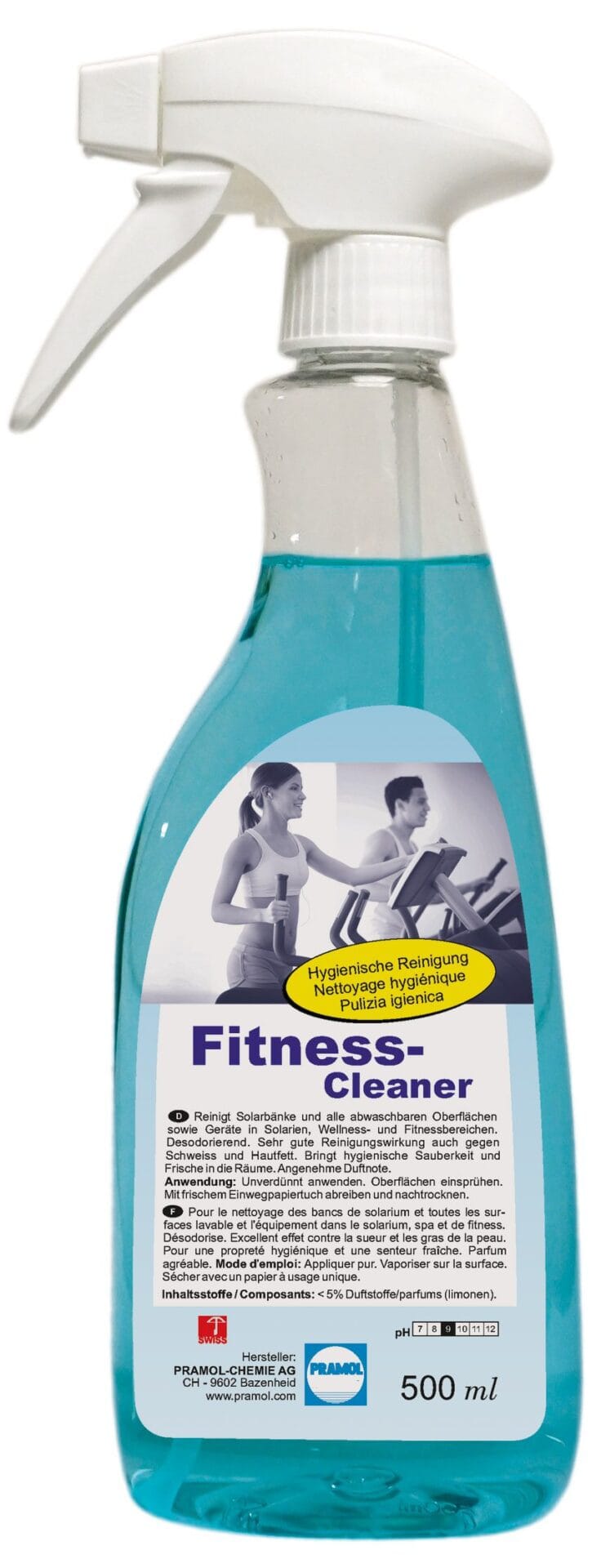 Fitness-Cleaner 500 ml - Solariumreiniger für Fitnessgeräte