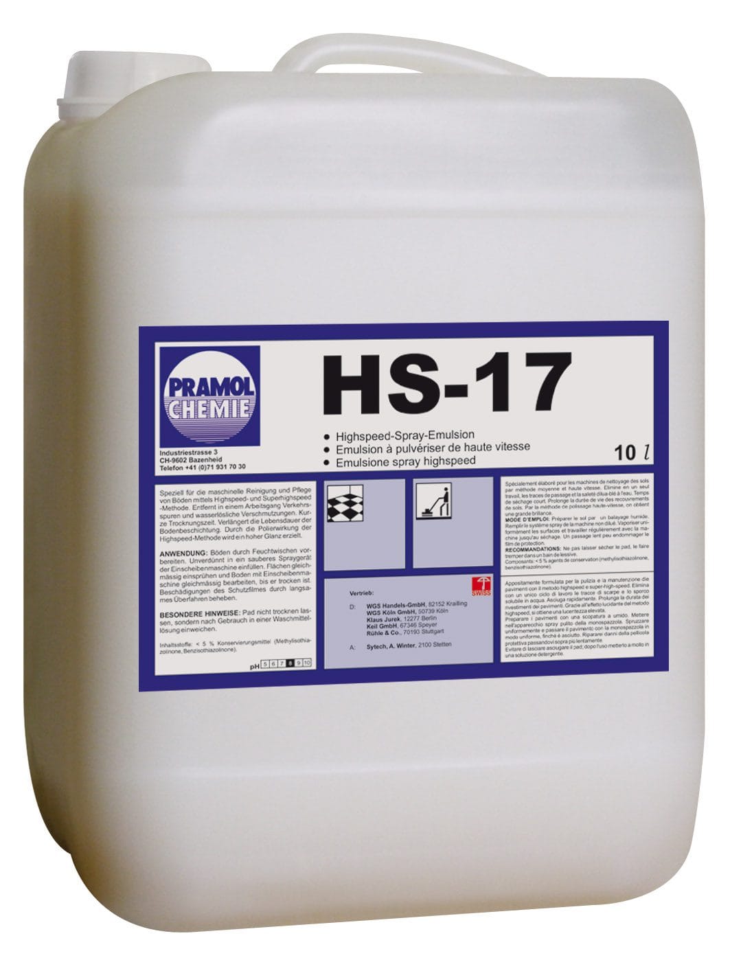HS-17 10 l - Highspeed Sprayemulsion für Böden