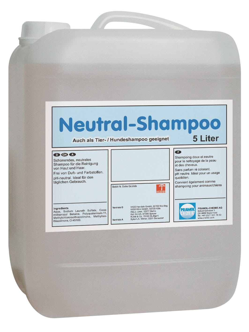 Neutral-Shampoo 10 l - Neutrales Shampoo ohne Duft