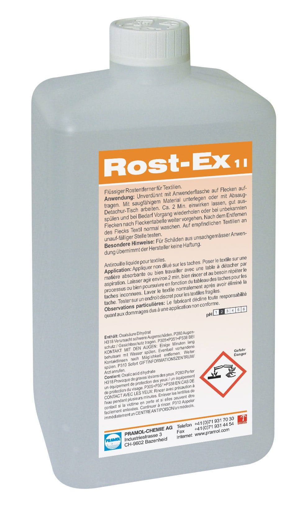 Fleckenentferner Rost-Ex 1 l - Fleckenentferner Rost