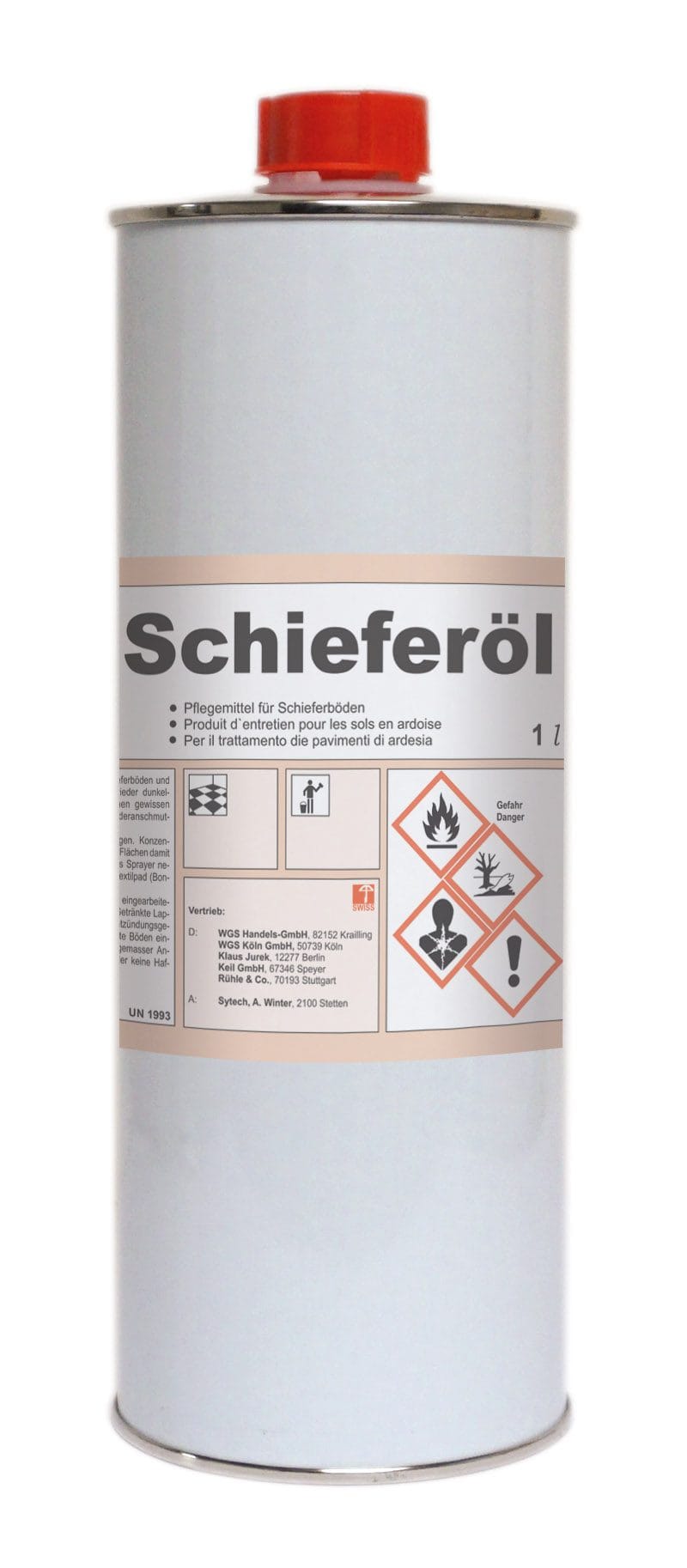 Schieferöl 1 l - Pflegeöl für Schieferböden