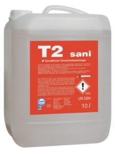 T2 sani 10 l - Saurer Reiniger für Bad und Schwimmbad – Bild 1