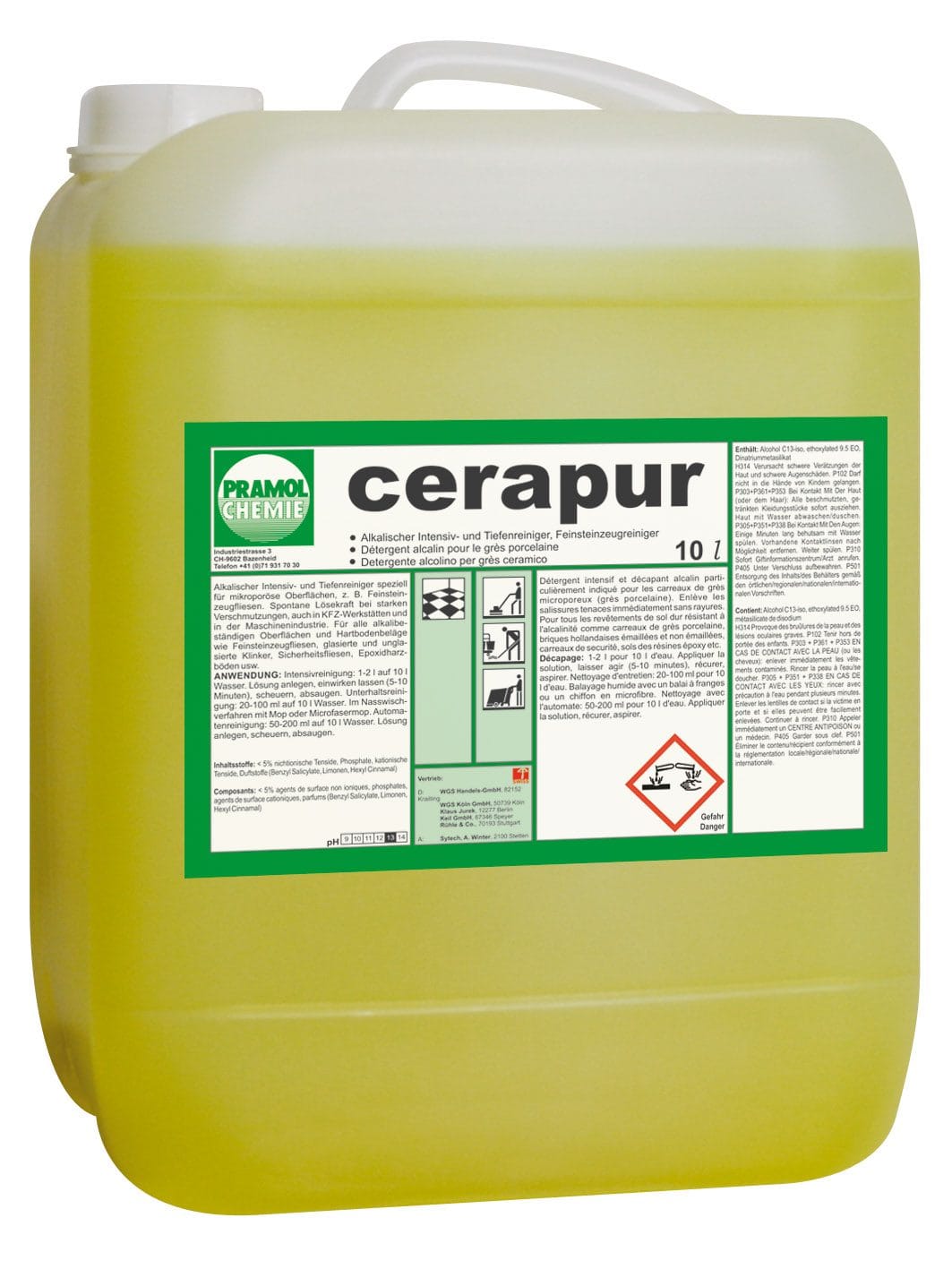 cerapur 10 l - Feinsteinzeug Grundreiniger alkalisch