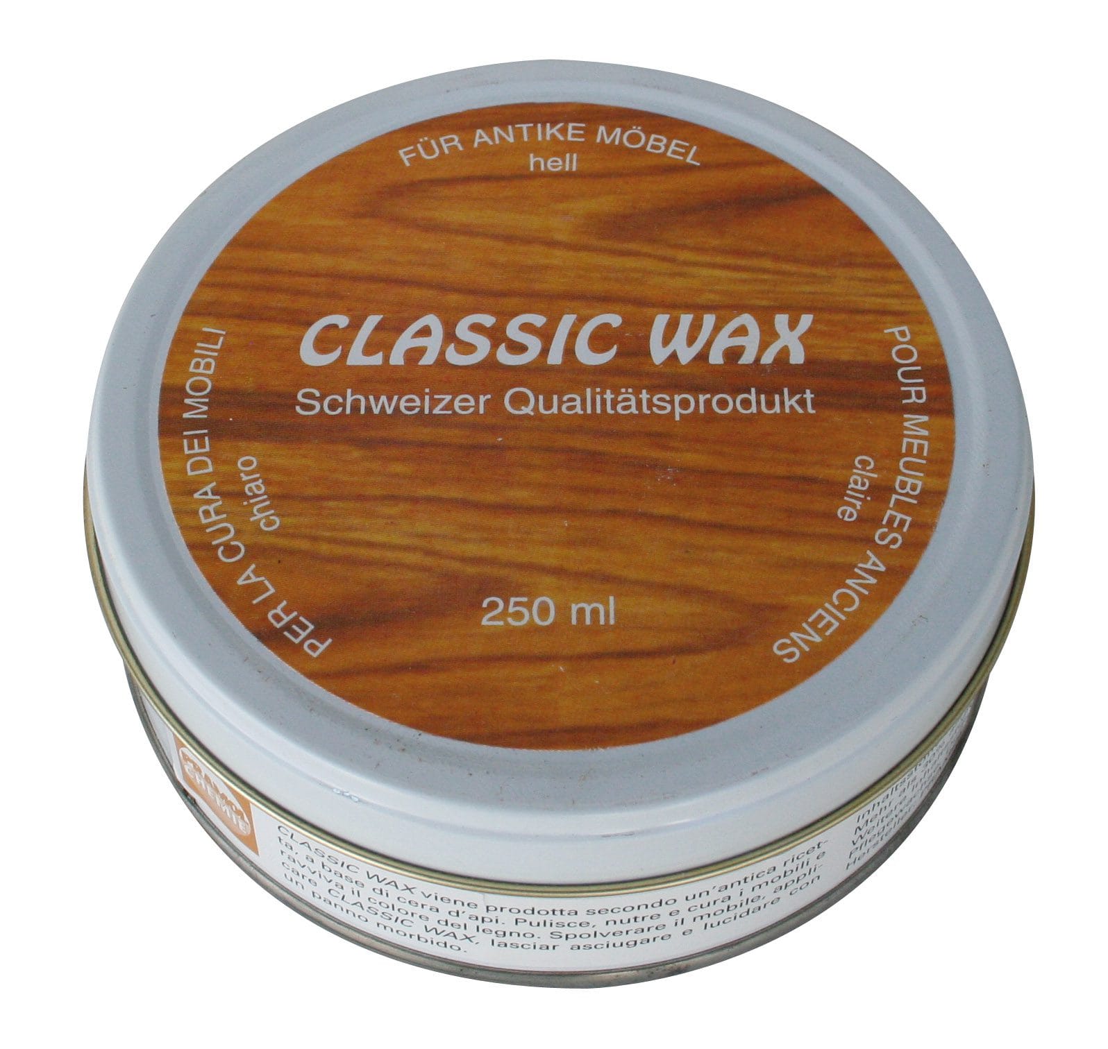classic wax hell 250 ml - Möbelwachs hell für Holzpflege