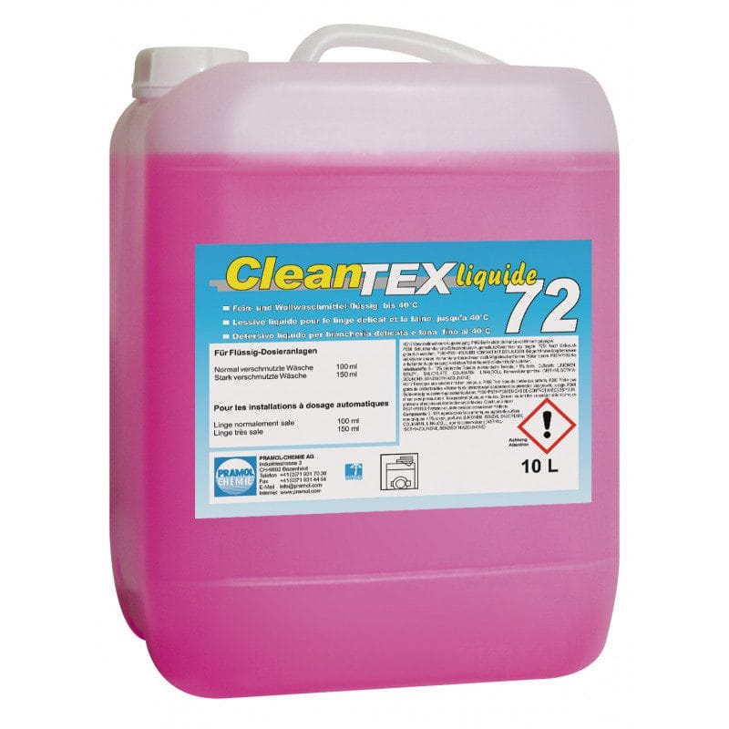 CleanTEX liquide 72 20 l - Feinwaschmittel flüssig