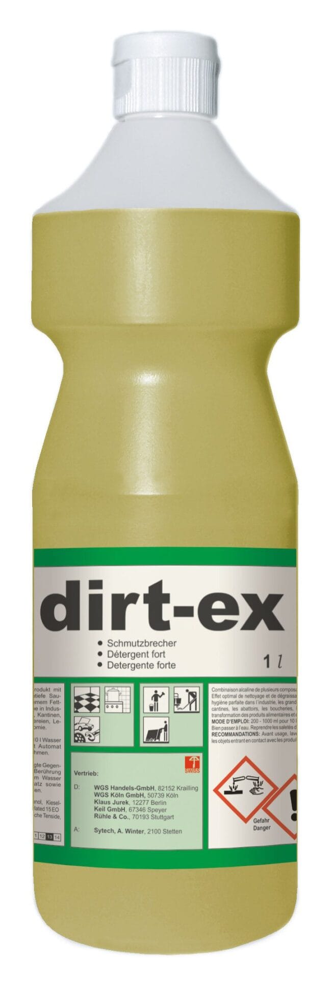 dirt-ex 1 l - Schmutzbrecher gegen Öl Fett Krusten