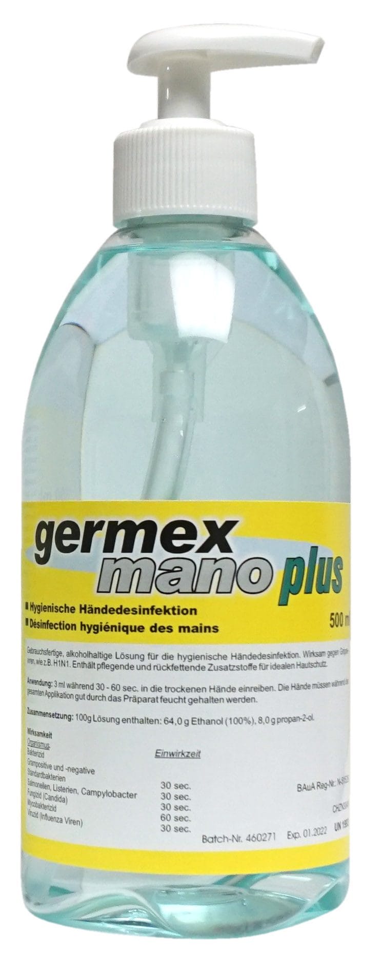 germex mano plus 500 ml (CH) mit Pumpe