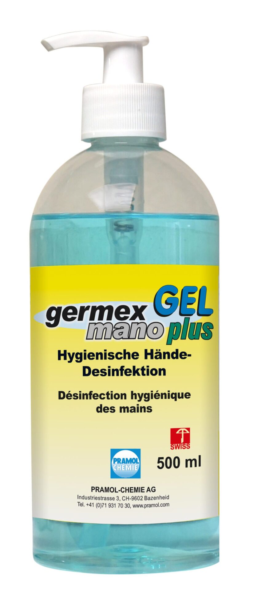 germex mano plus GEL 500 ml (CH) mit Pumpe