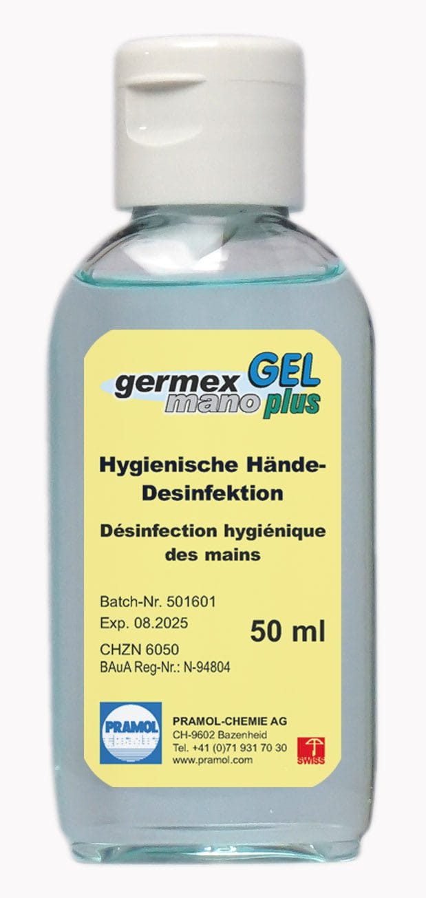 germex mano plus GEL 50 ml (CH) - Händedesinfektionsgel