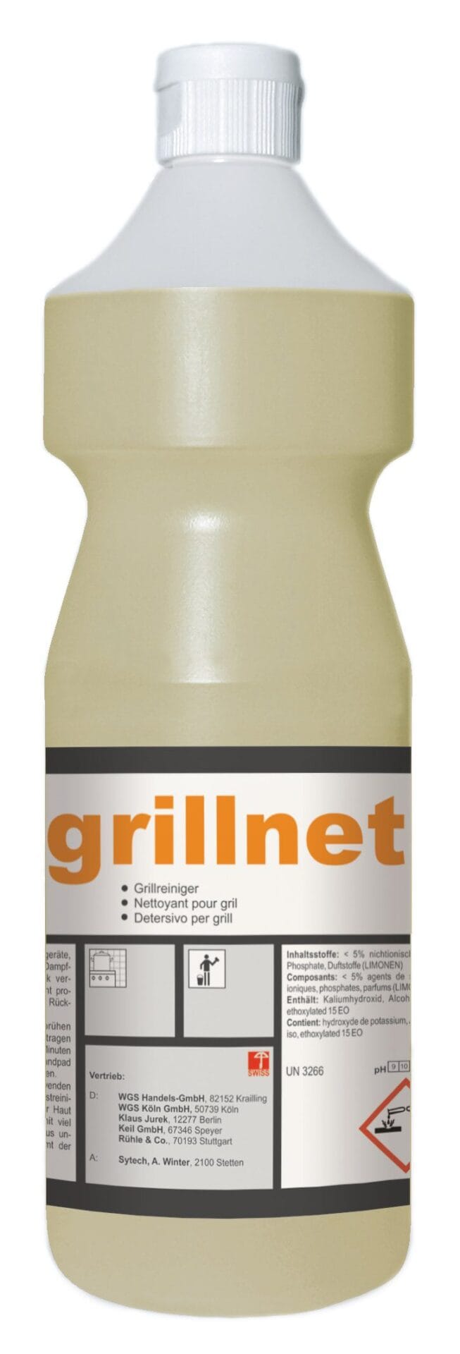 grillnet 1 l - Grillreiniger gegen eingebranntes Fett
