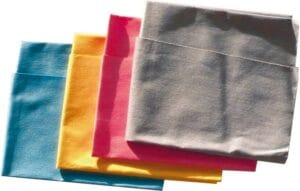Microclean Microfaser 40 x 45cm, fein blau (5 Stk.) – Bild 2