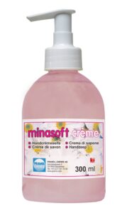 minasoft crème CWS mit Steg 950 ml - CWS Handseife crème – Bild 1