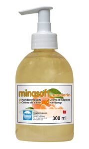 minasoft mandarin 300 ml - Handseife mit Mandarinenduft – Bild 1