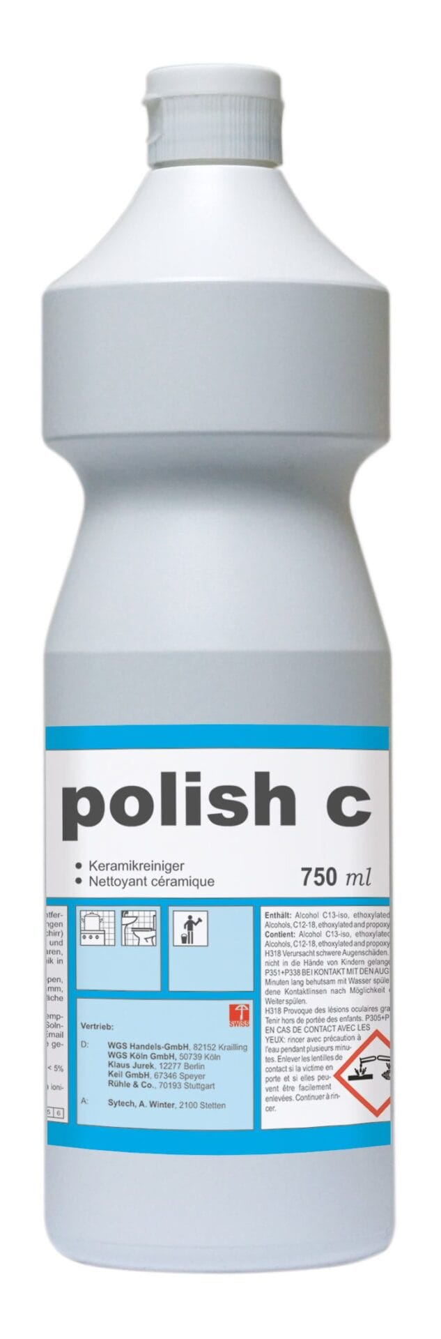polish c 750 ml - Politur gegen Metallabrieb