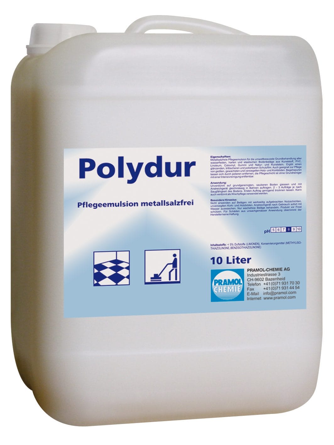 Polydur 10 l - Pflegeemulsion für wasserfeste Böden