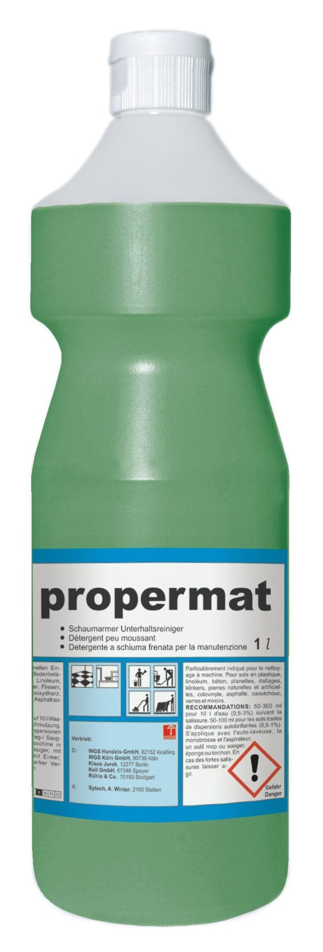 propermat 1 l - Automatenreiniger für wasserfeste Böden
