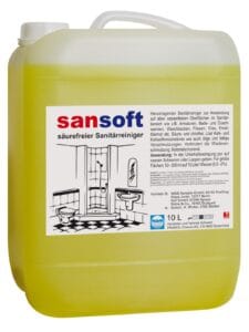 sansoft 10 l - Säurefreier Sanitärreiniger – Bild 1