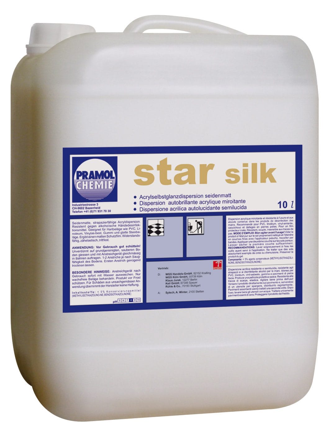 star silk 10 l - Seidenmatte Bodenbeschichtung