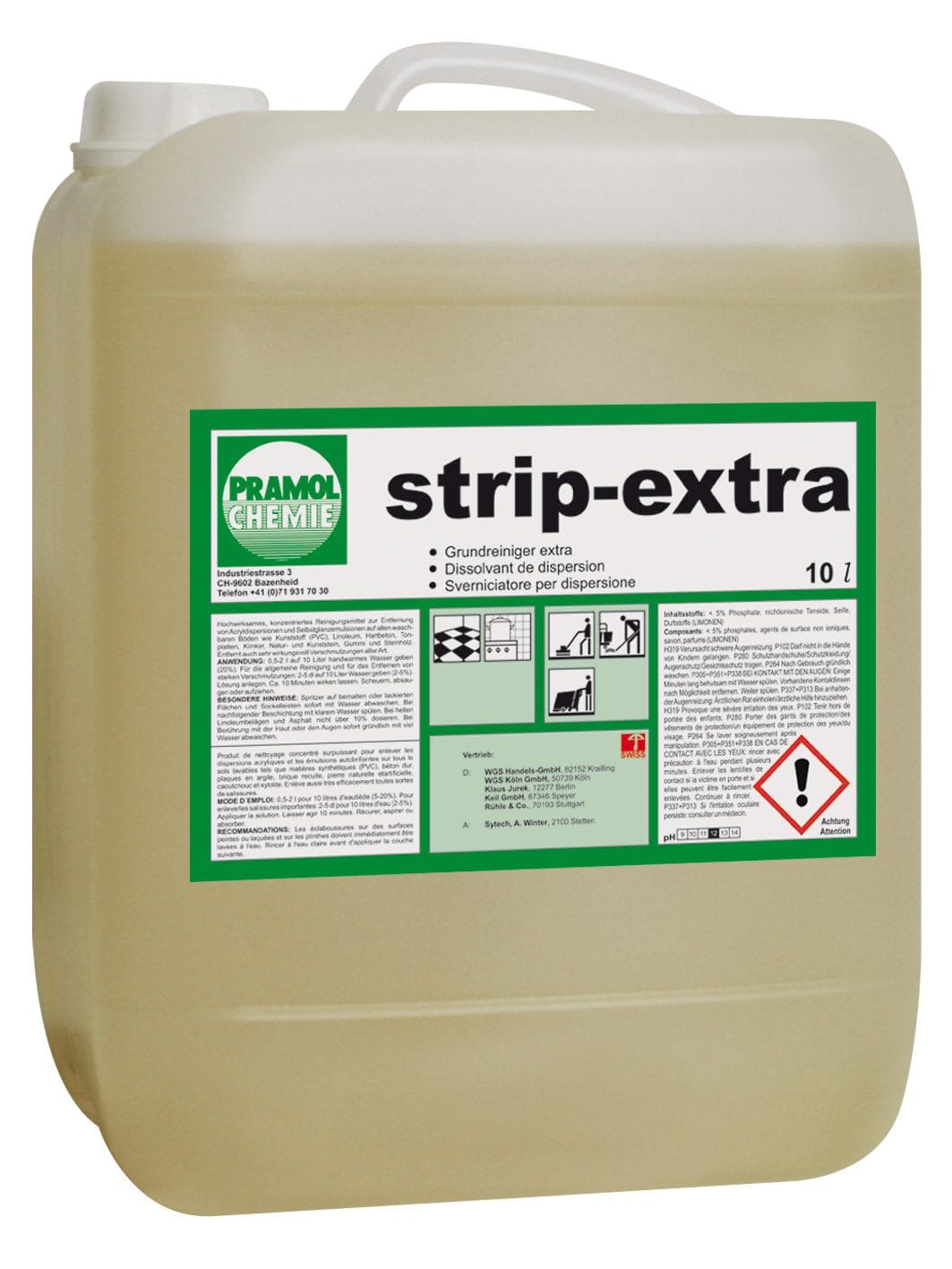 strip-extra 10 l - Grundreiniger stark lösungsmittelfrei
