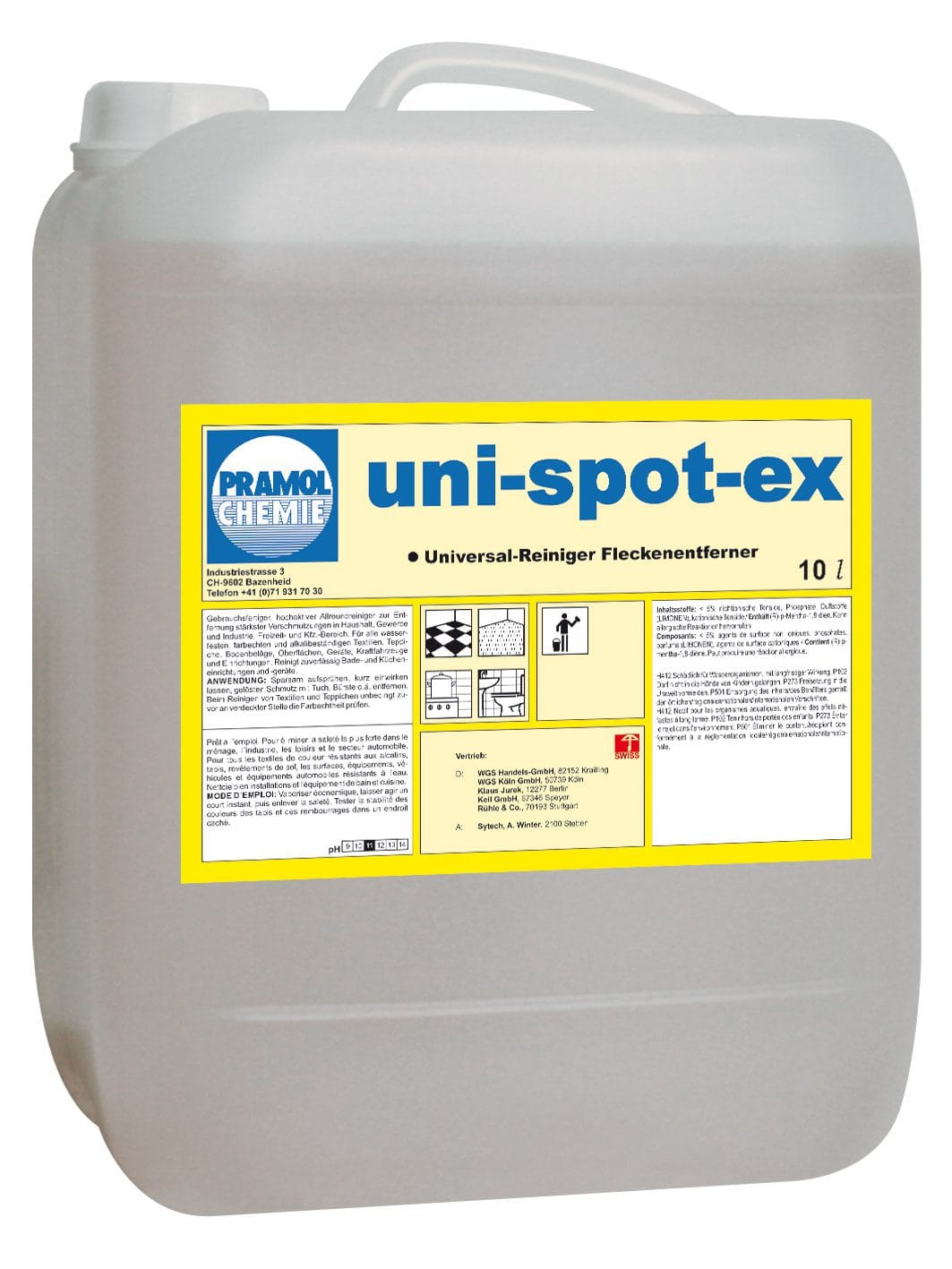 uni-spot-ex 10 l - Universal Fleckenentferner