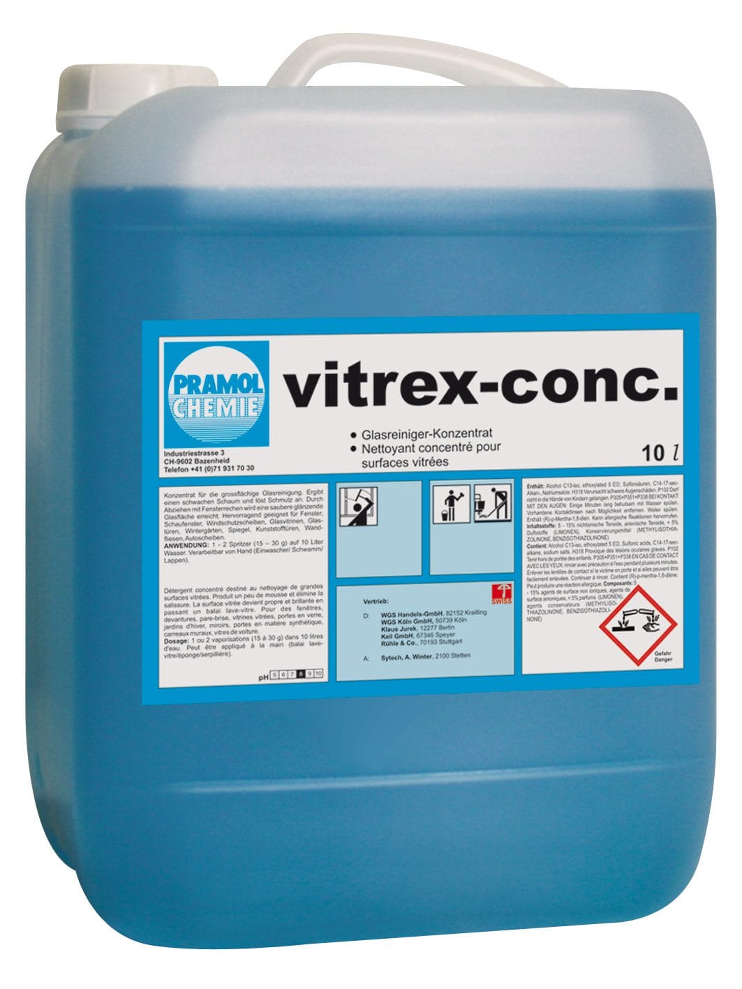vitrex-conc. 10 l - Glasreiniger Konzentrat für Fenster