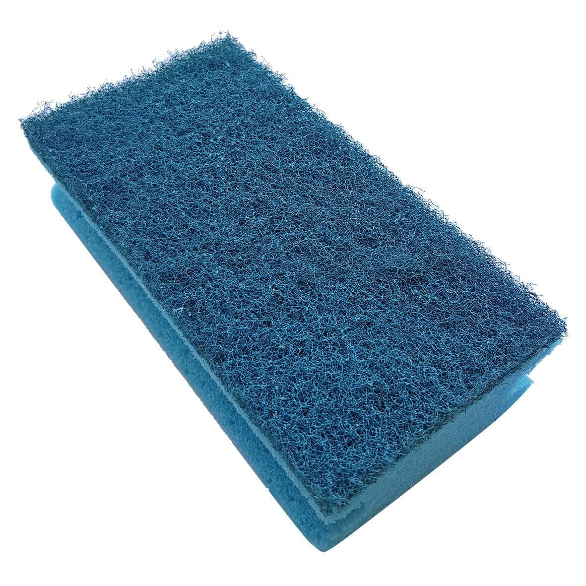 Schwamm blau mit Pad blau (10 Stk.)