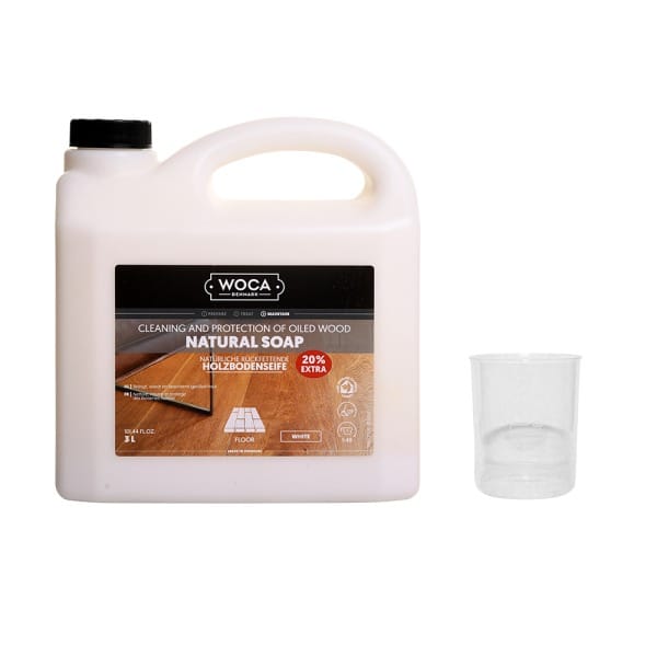 Holzbodenseife Weiss 3L & Gratis 1DL Dosierbecher