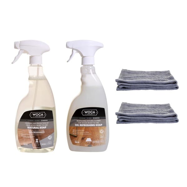 0.75L Seife Spray+0.75L Öl Refresher Spray & Gratis 2 X Baumwolltuch Natur