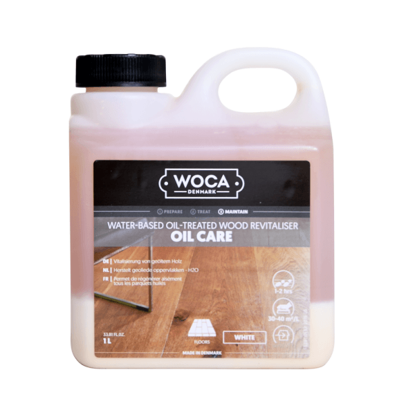 Wasserbasierendes Pflegeöl Oil Care 1L Weiss