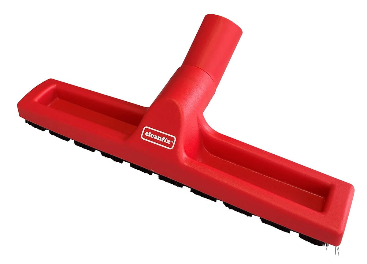 Hartbodendüse mit Bürstenleiste, 30cm ø35 mm rot