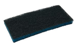 3M Scotch-Brite Maxi-Pad, 117 x 254 mm, blau, 10 Stk. – Bild 1