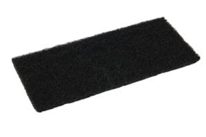 3M Scotch-Brite Maxi-Pad, 117 x 254 mm, schwarz, 10 Stk. – Bild 1