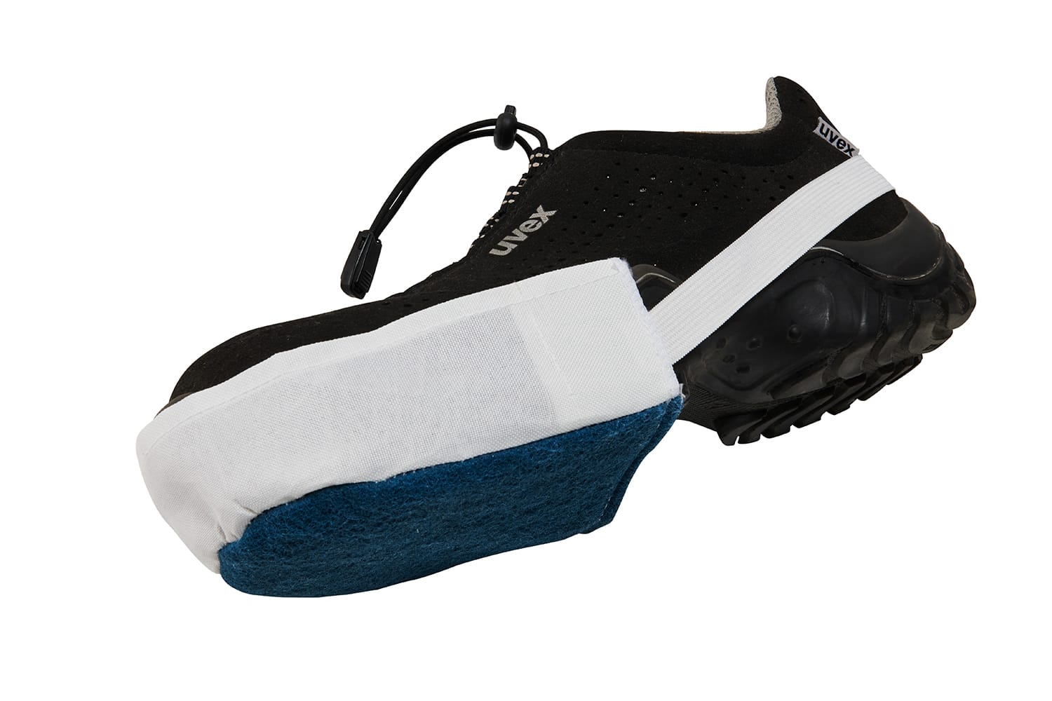 Schuhpad weiss mit blauer Sohle, Universalgrösse, 10 Stk.