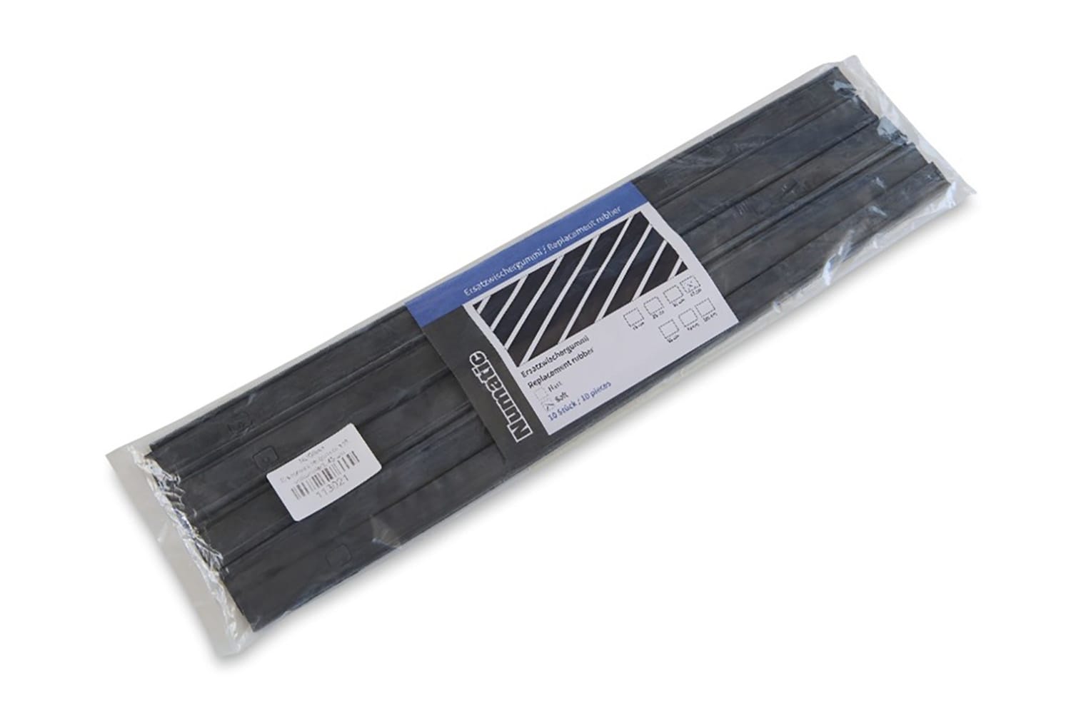 NuGlass Ersatzwischergummi soft, 10 Stk. 35 cm