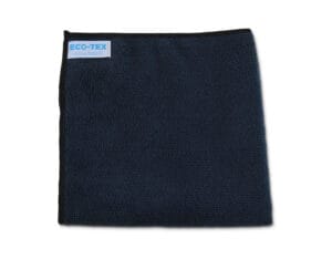 EcoTex Soft Mikrofasertuch 40 x 40cm, schwarz 10 Stk. – Bild 1