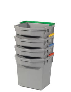 5 Liter Eimber mit Farbcodierung